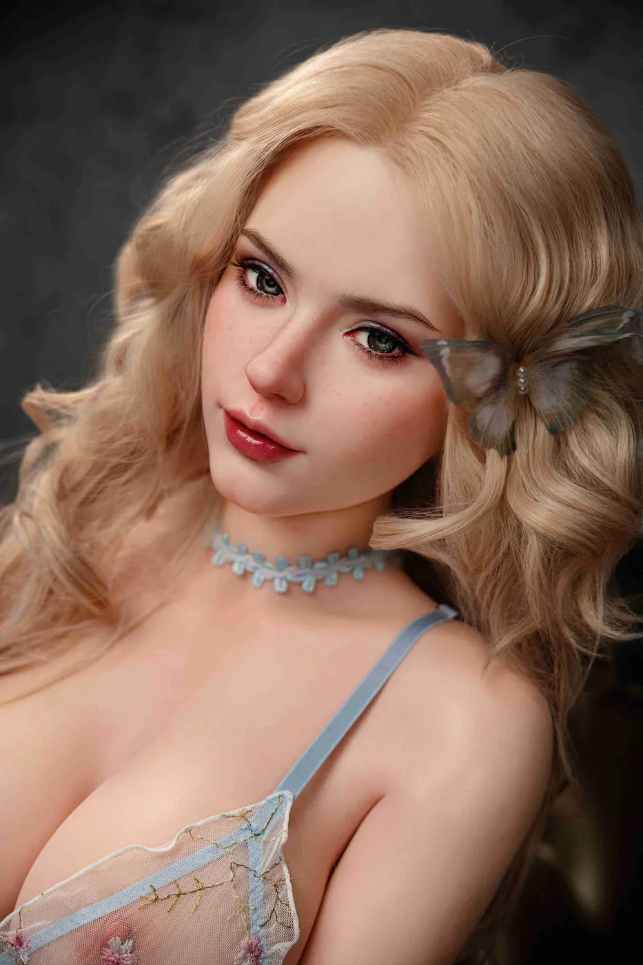 Efigénia Galvão – Boneca personalizada de 168 cm em silicone integral, peito médio, cabeça 185 6