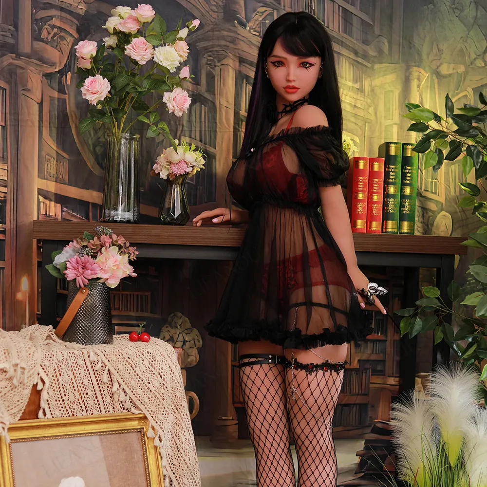 Aurélia Saldanha – Boneca personalizada de 158 cm em TPE, cabeça 258 8