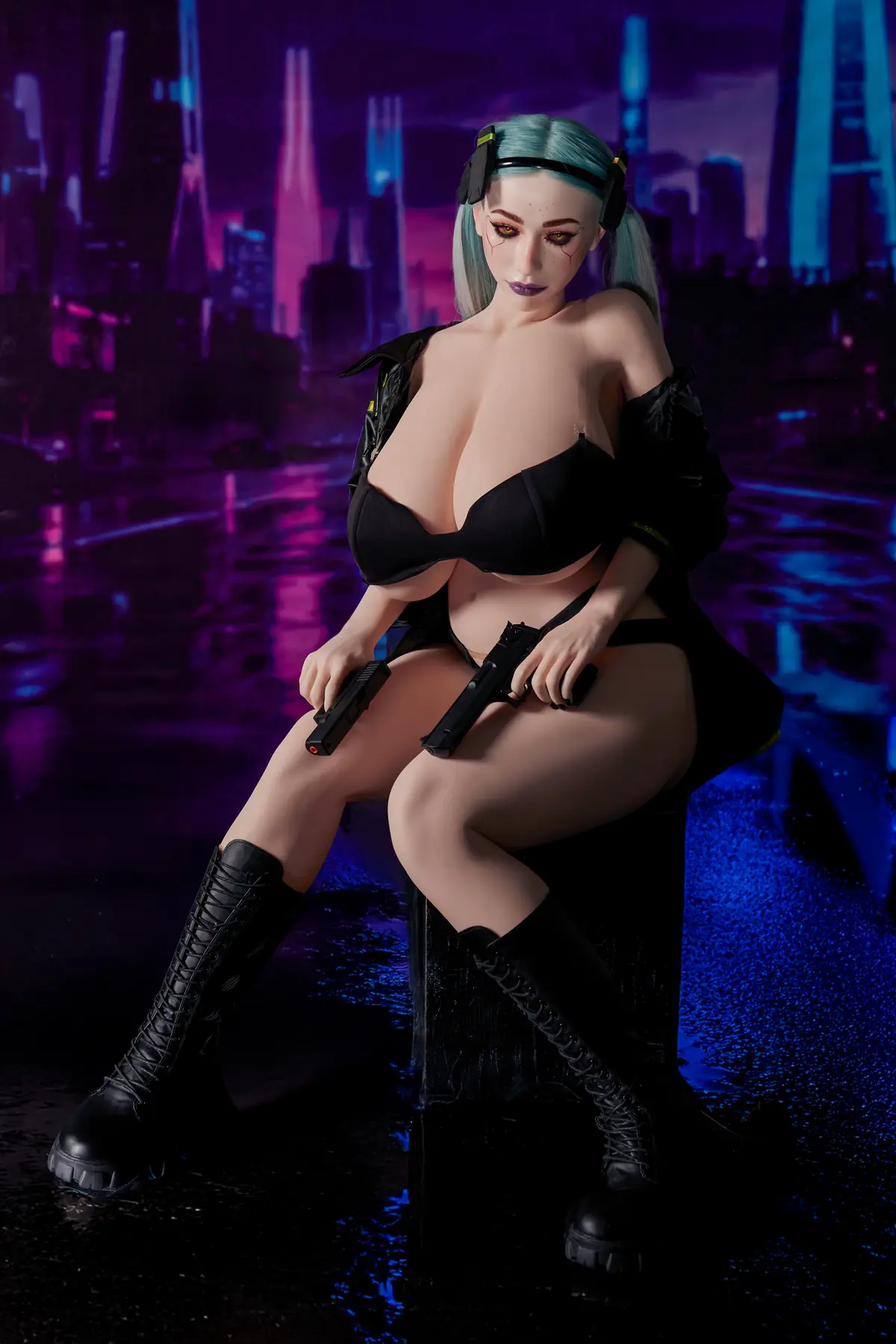 Tasha Halloween SiR161 – Boneca de silicone integral maquilhagem especial, 161 cm product view