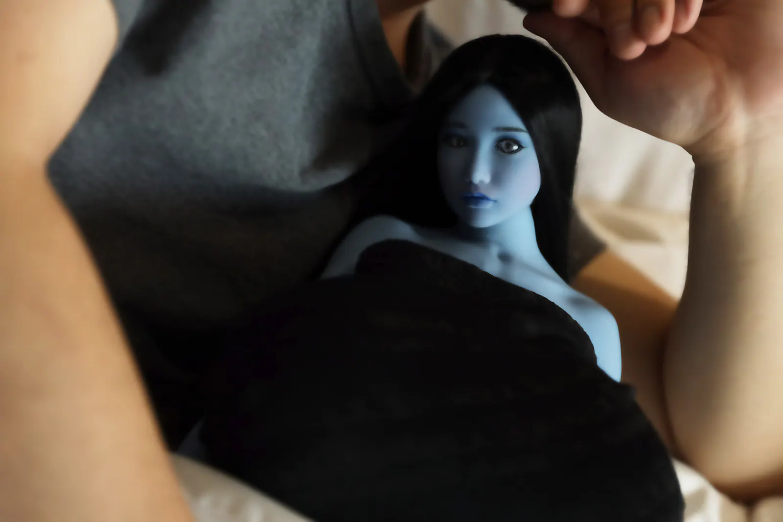 72cm Faria Blue TPE doll view 2