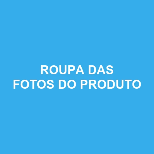 Roupa mostrada nas fotografias