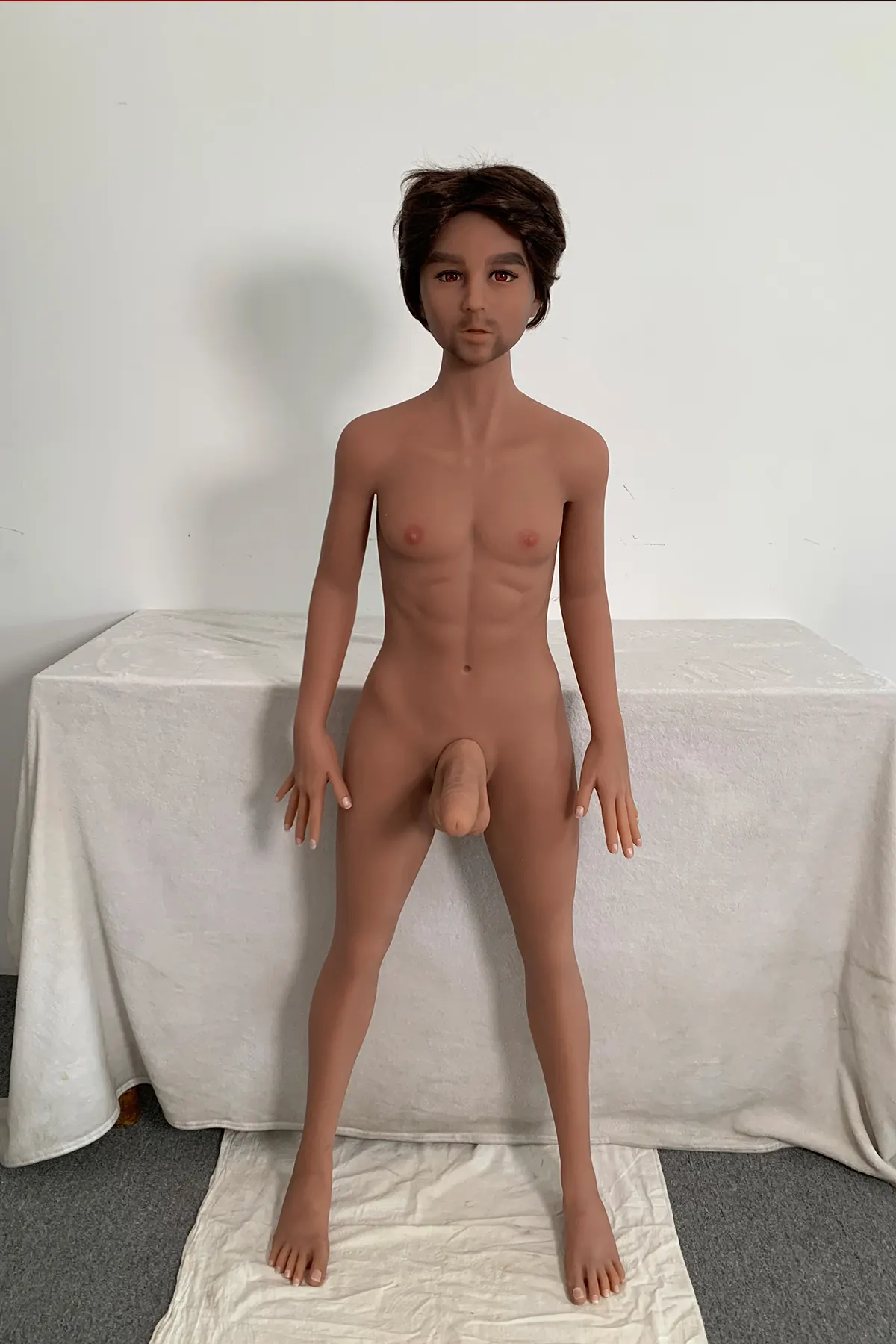Aldaíra Bragança – Boneco masculino personalizado de 140 cm em TPE, cabeça 216 factory reference 1