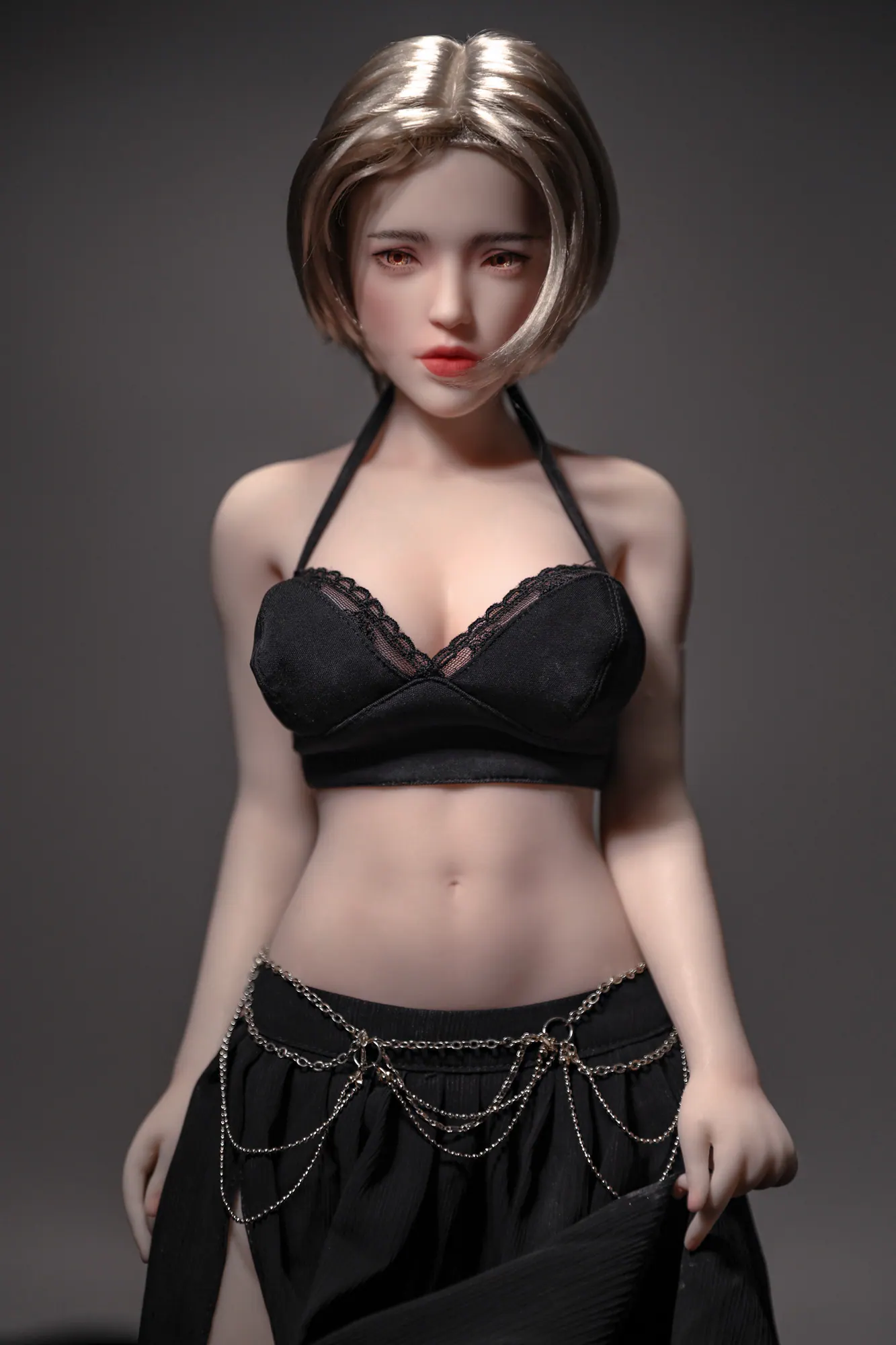 Si60cm L Georgia Cinnamon silicone doll view 1