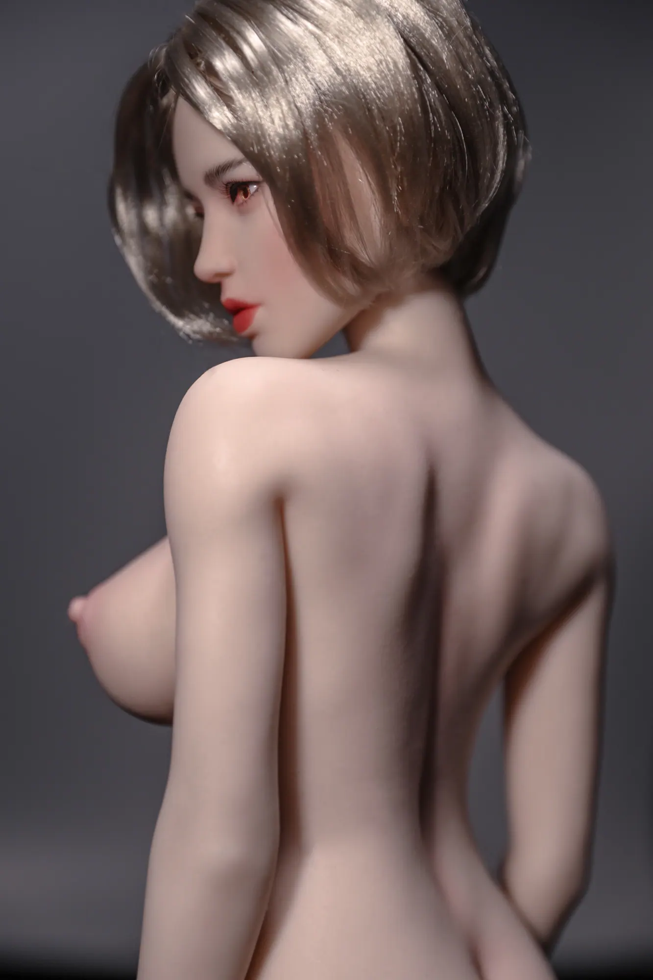 Si60cm L Georgia Cinnamon silicone doll view 17