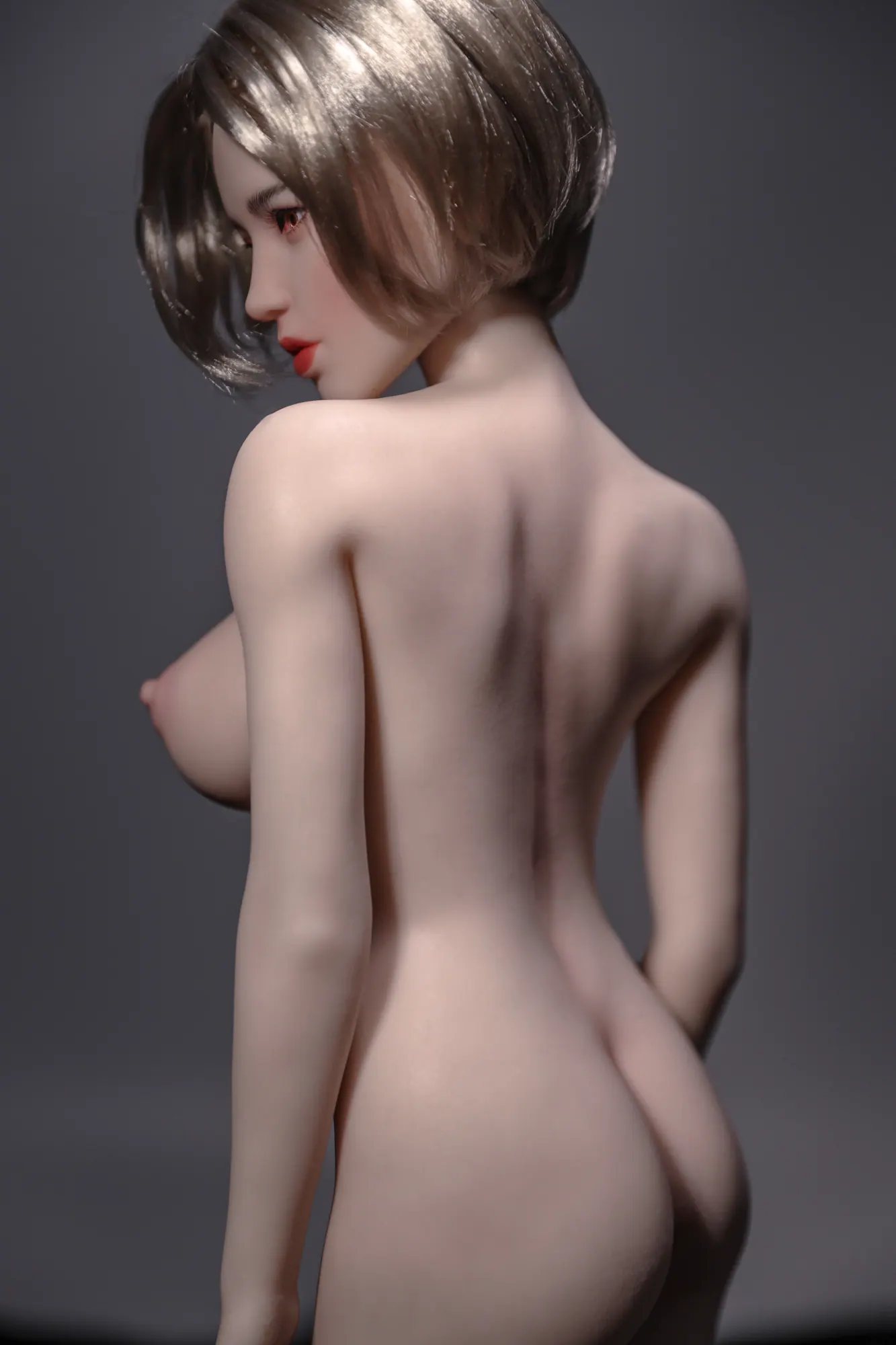 Si60cm L Georgia Cinnamon silicone doll view 20