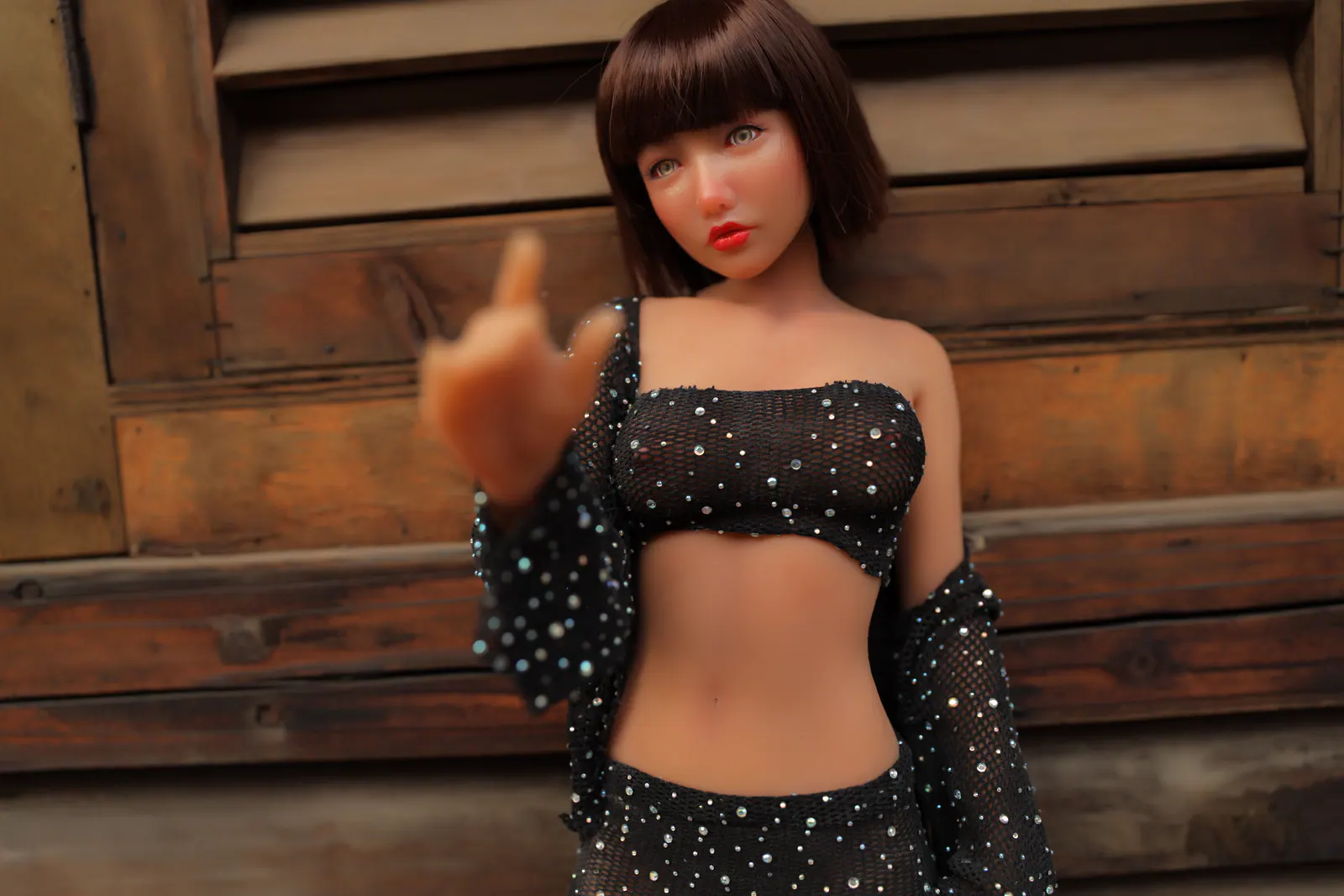 Si60cm M Reka Suntan silicone doll view 7