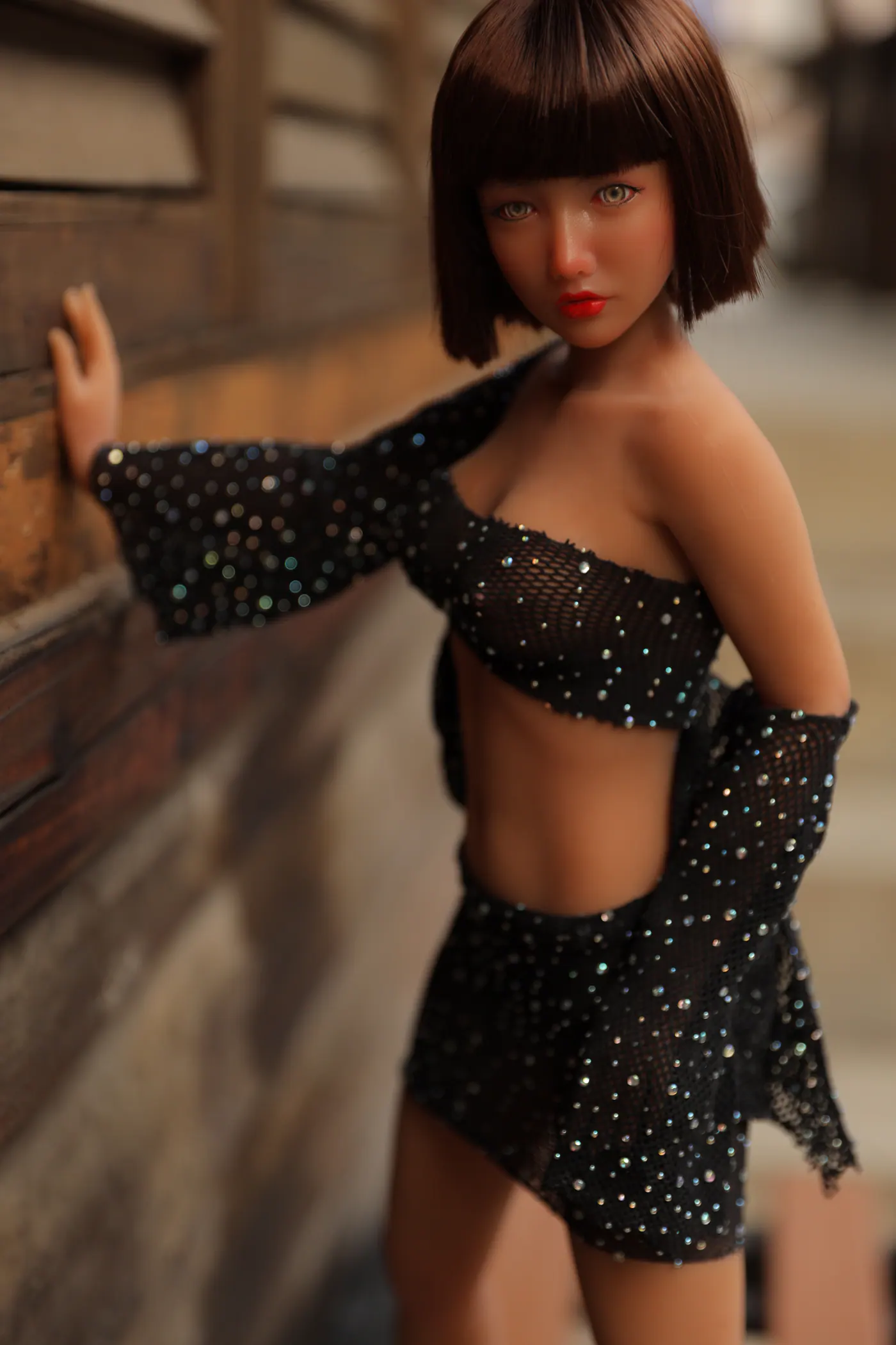 Si60cm M Reka Suntan silicone doll view 10