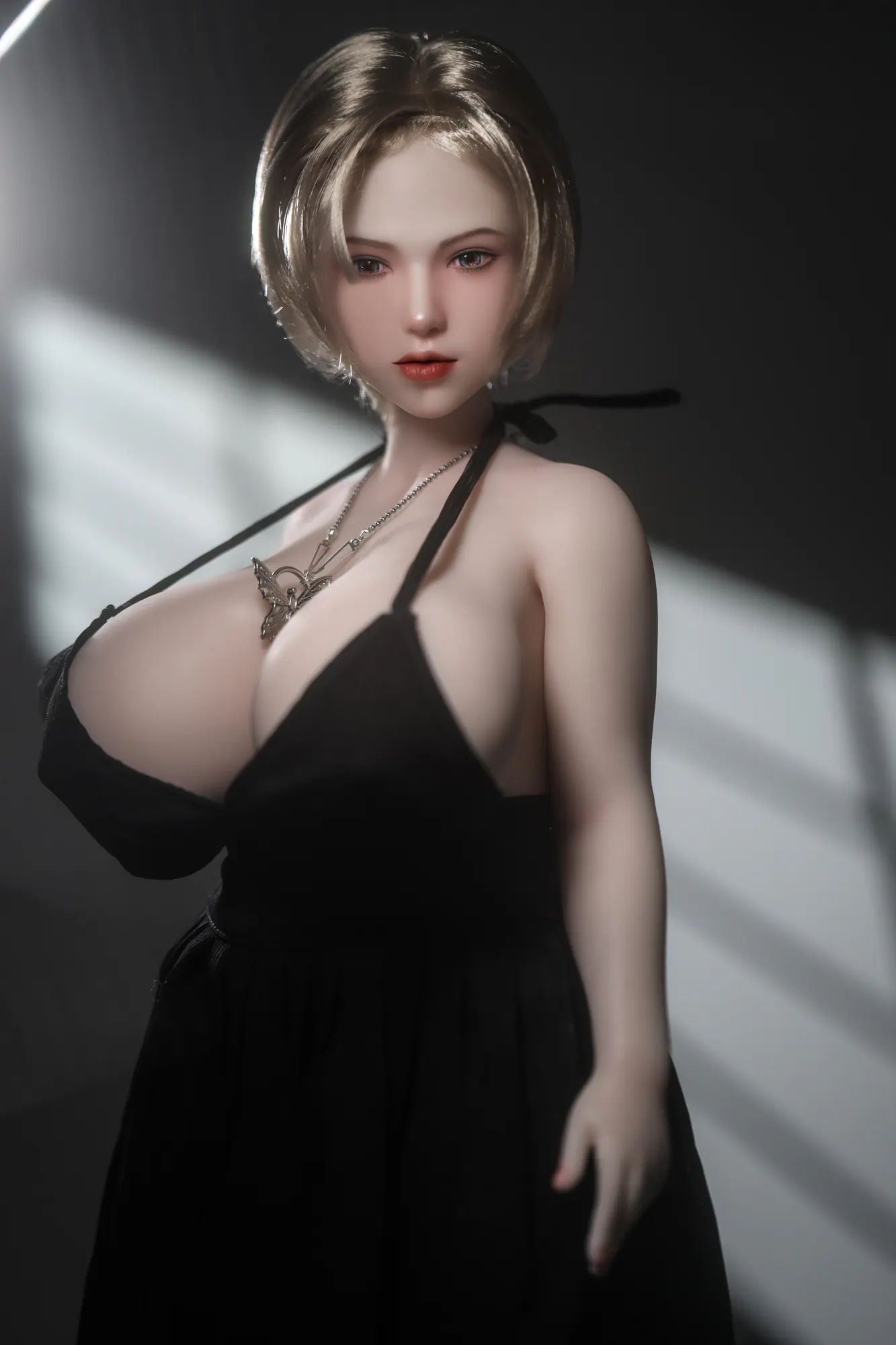 Si60cm XL Chace Cinnamon silicone doll view 10