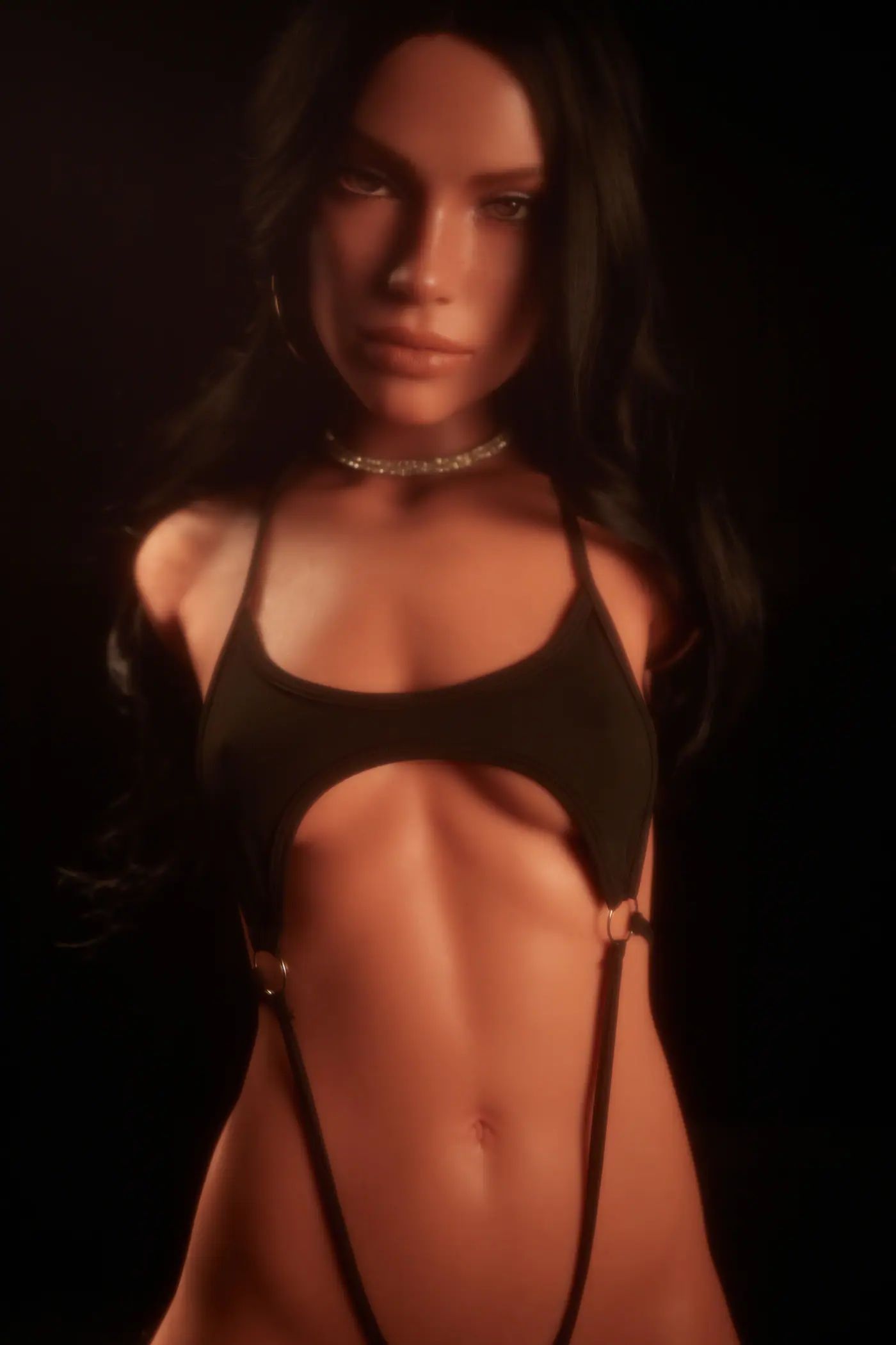 Carmen negro – Torso ULW 661 com cabeça product view