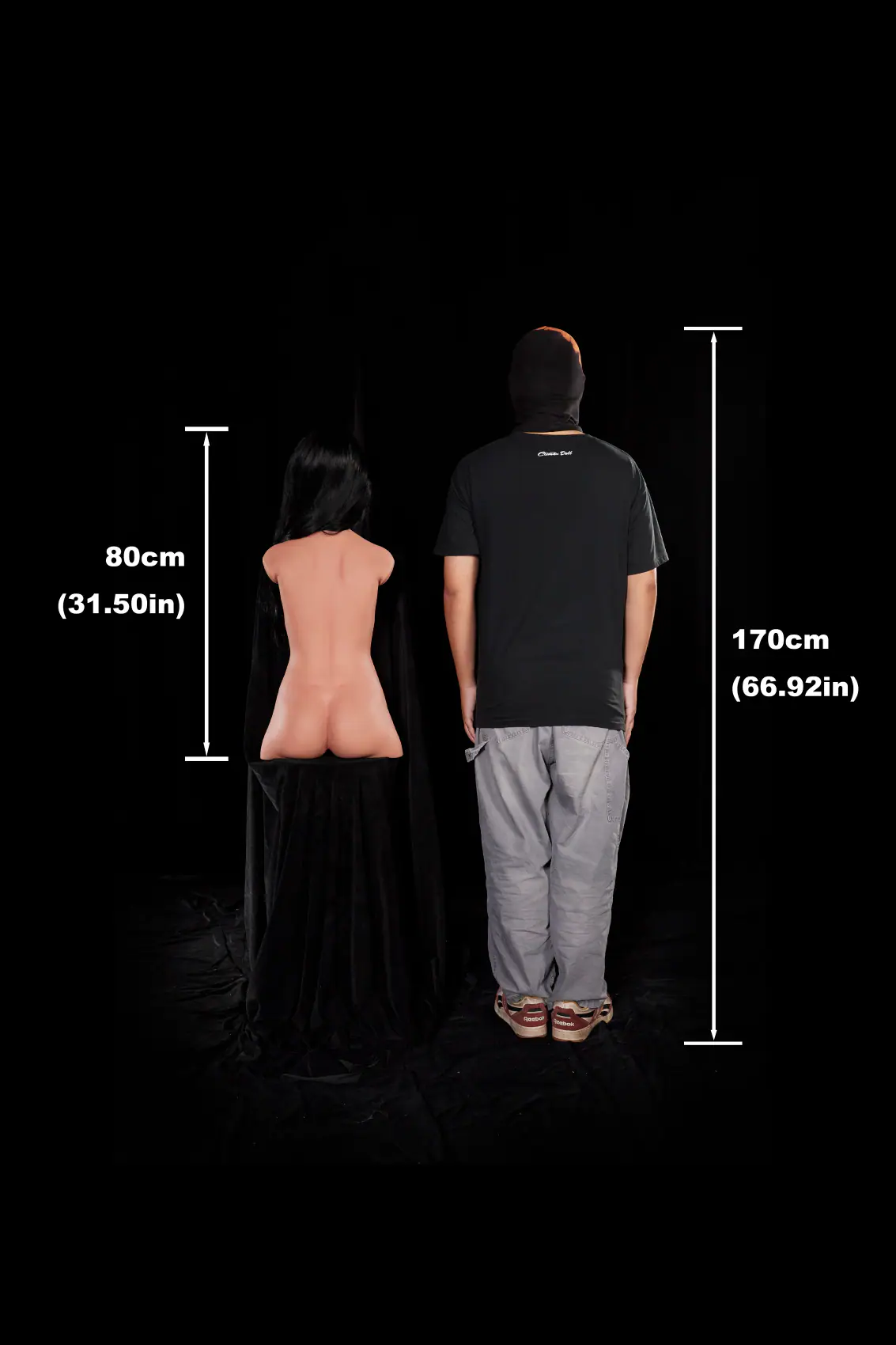 Carmen negro – Torso ULW 661 com cabeça 2