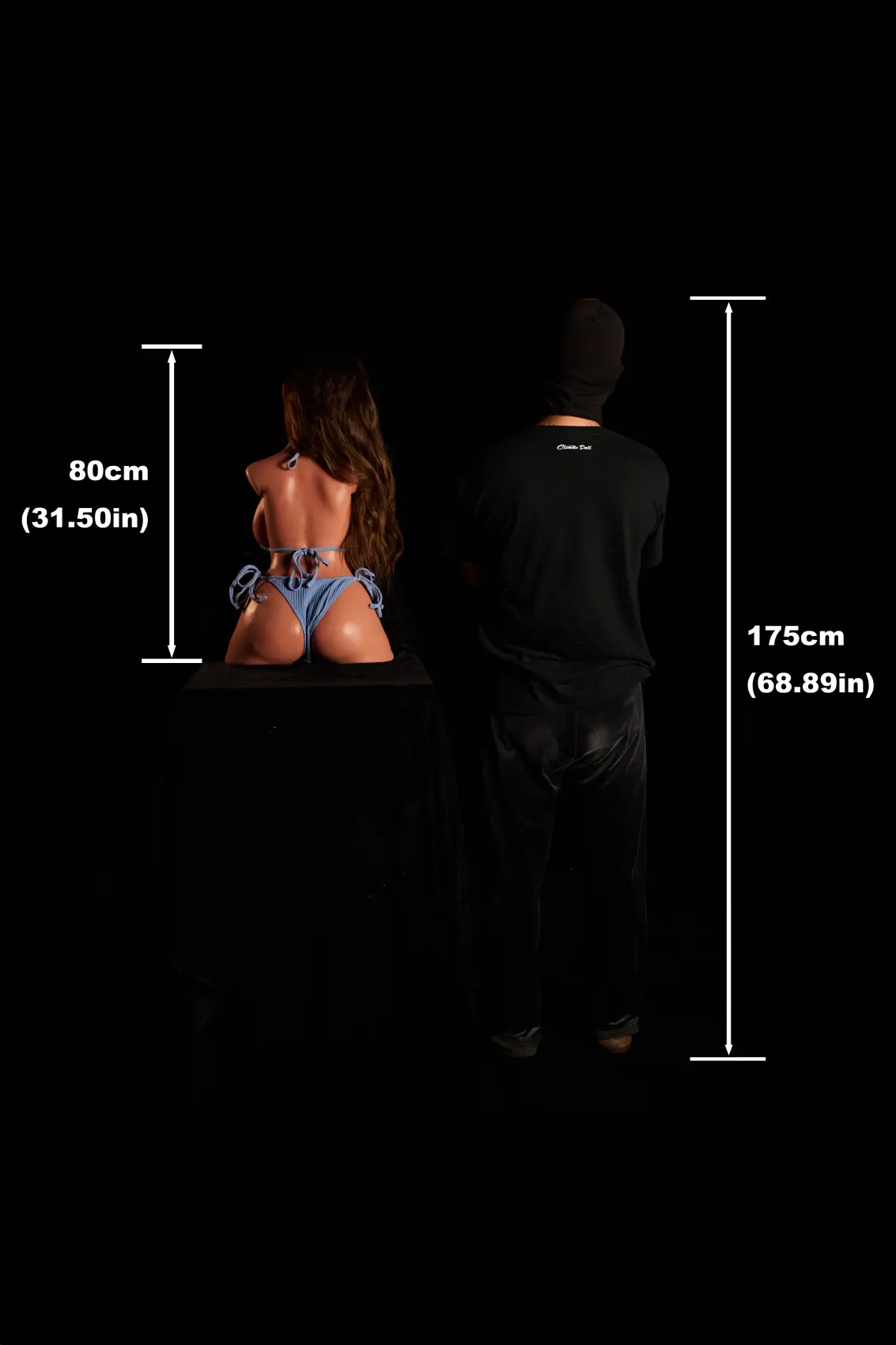 Eliza negro – Torso ULW 664 com cabeça 1