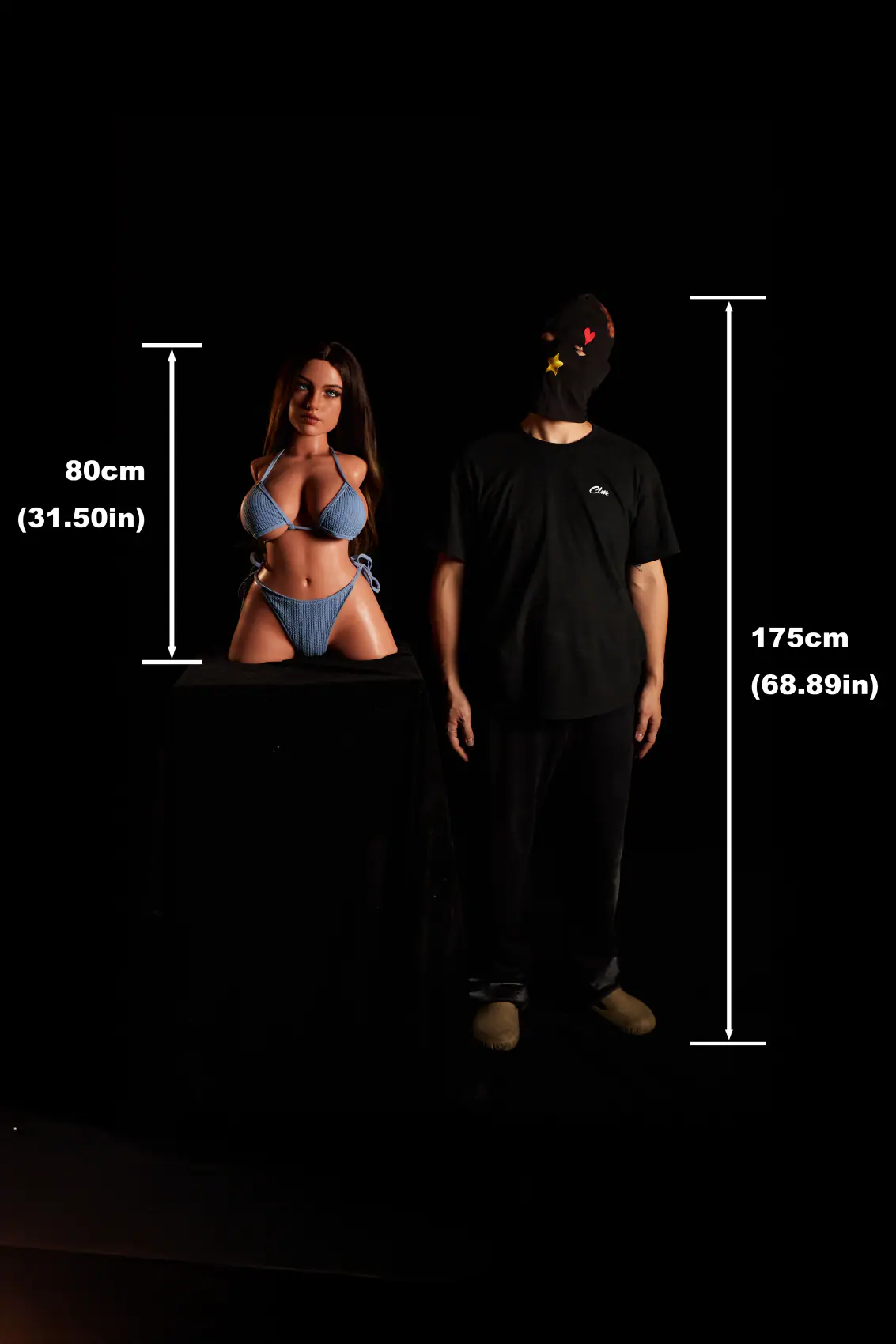 Eliza negro – Torso ULW 664 com cabeça 2