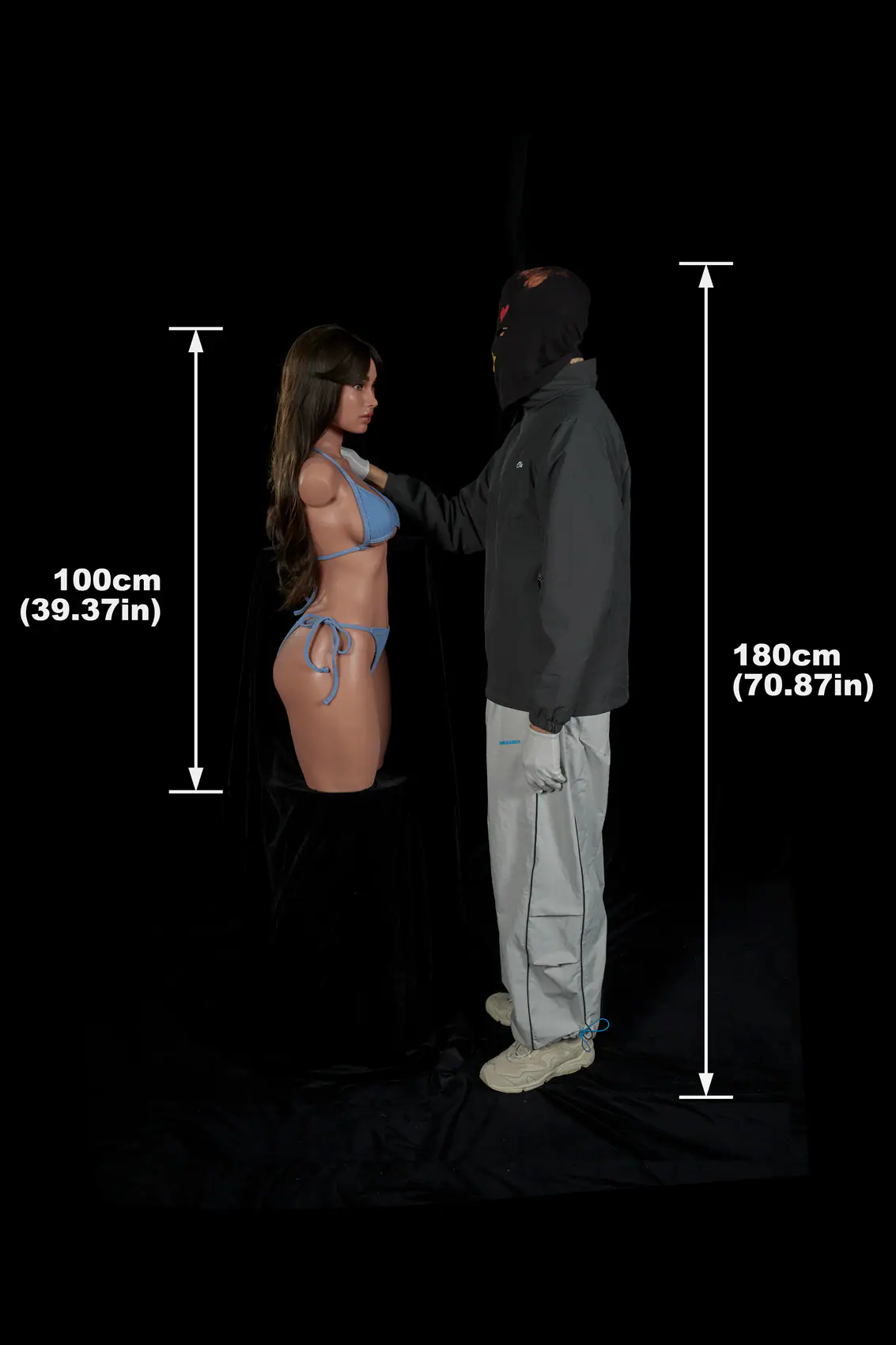 Morgan negro – Torso ULW 882 com cabeça 1