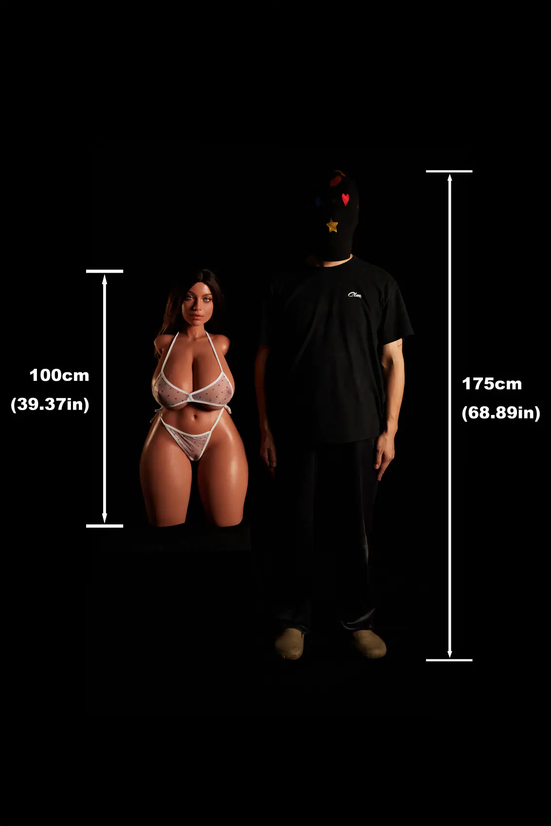 Hazel negro – Torso ULW 884 com cabeça 2
